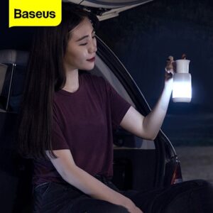 Baseus Portable Car Emergency Rechargeable Lantern LED Lamp for Auto House Camping Night Light Warning Flashing
