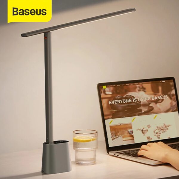 BASEUS Smart Adaptive Brightness Rechargeable Folding Reading Desk Lamp