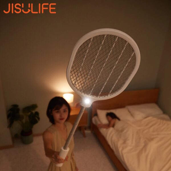 JISULIFE MS01 Extendable Electric Mosquito Swatter Racket