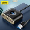 BASEUS SQUARE ROUND 4 in 1 USB HUB Adapter