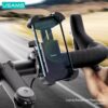 USAMS US-ZJ064 Cycling Shockproof Phone Holder Adjustable Mobile Phone Stand for Bike/E-Bike/Motorcycle