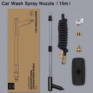 Baseus 2in1 Wash & Scrub High Pressure Washer Spray Nozzle Car Washing Tools for Car - 15M