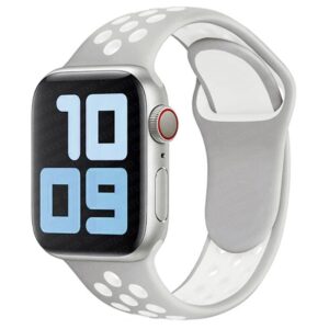 COTEetCI Apple Watch Nike Sport Band - Grey White
