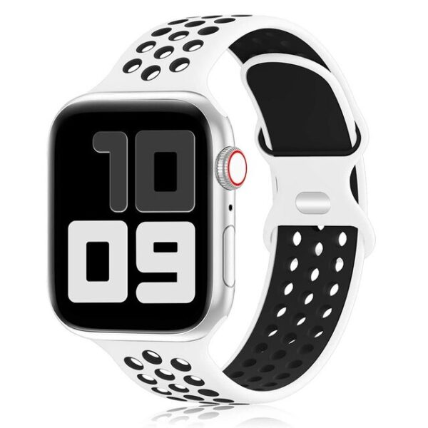 COTEetCI Apple Watch Nike Sport Band - Platinum Black