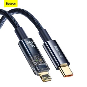 Baseus Explorer Series Auto Power Off Type C to iPhone 20W Fast Charging Data Cable