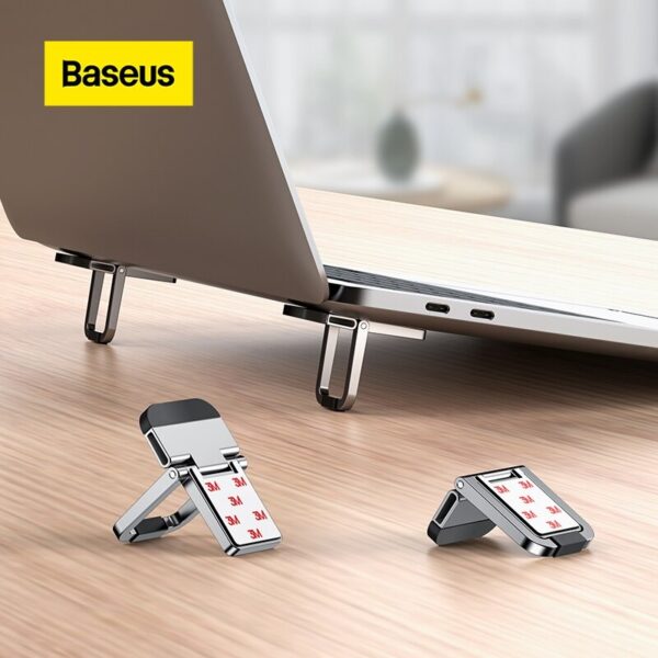 BASEUS 2Pcs Slim Laptop Kickstand Desktop Notebook Heat Dissipation Stand Holder