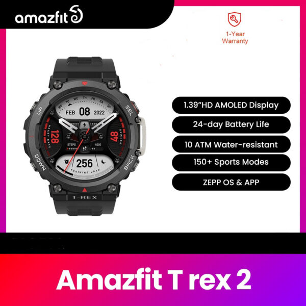 Amazfit T-Rex 2 Smartwatch