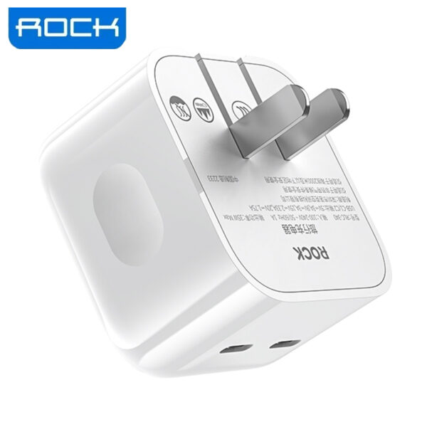 ROCK T58 35W Dual Type-C Ports PD Charger