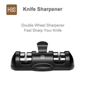 Huohou Mini Double Wheel Knife Sharpener