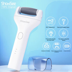 Showsee Electric Foot File Callus and Dry Skin Remover Pedicure Tools