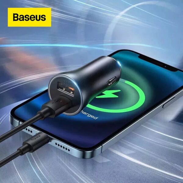 BASEUS Golden Contactor Pro Dual Port U+C 40W Fast Car Charger