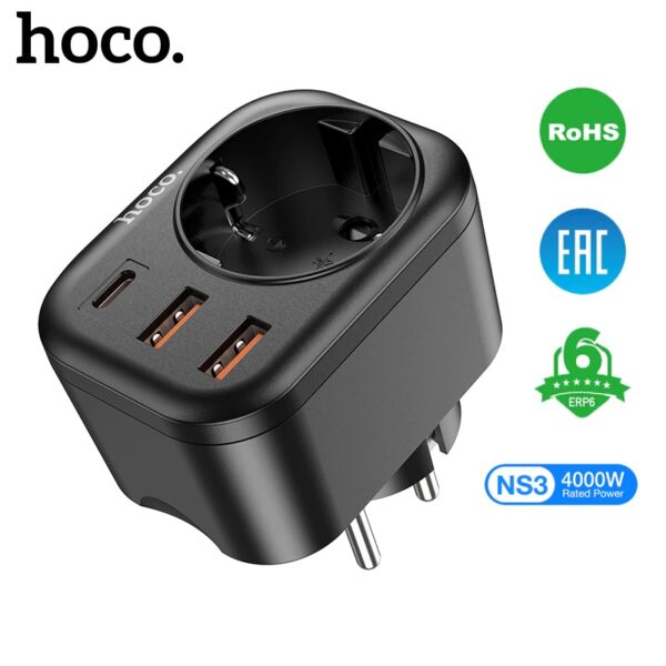 Hoco NS3 Multifunctional Socket Including 1C+2A PD20W Ports