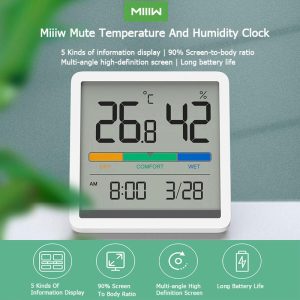MIIIW Comfort Temperature and Humidity Clock