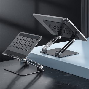WIWU ZM105 Double Layer Stepless Adjustable Desktop Tablet Folding Stand For Mobile Phone And Tablet