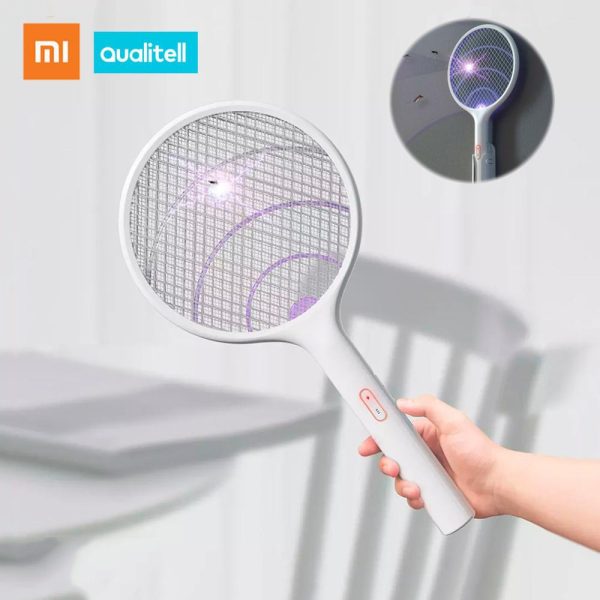 Qualitell 2in1 Rechargeable Electric Mosquito Racket with UV light Mosquito Killer