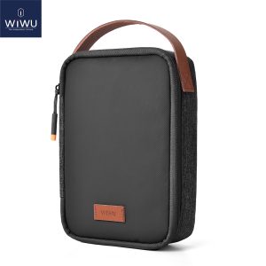 WiWU Minimalist Travel Pouch Electronics Accessories Organizer Bag