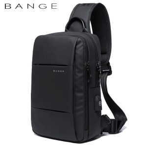 BANGE BG-77107 Men One-Shoulder Bag Casual Simple Messenger Bag