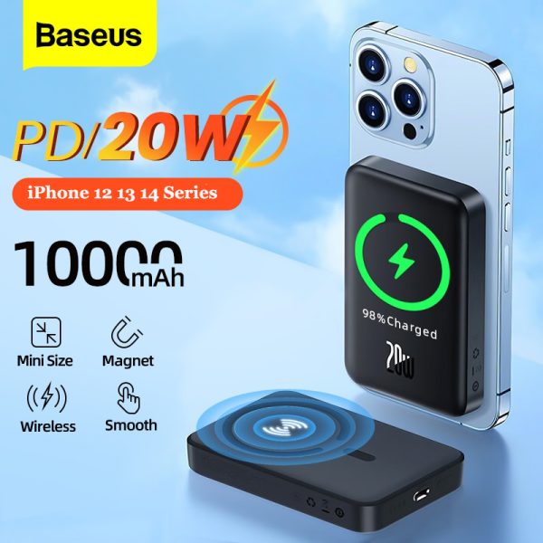 Baseus 10000mAh 20W Magnetic Wireless Charging Powerbank
