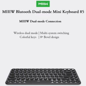 MIIIW Bluetooth Dual Mode 85 Keys Mini Keyboard