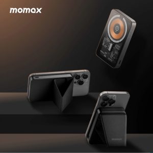 Momax Q.Mag Power 8 5000mAh Magnetic Wireless Battery Pack with Stand