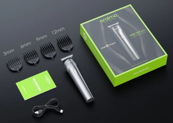 Oraimo TR10 SmartTrimmer Multi-functional Trimmer With 4 Guided Combs
