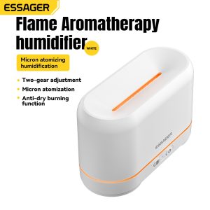 Essager Flame Aromatherapy Humidifier Aroma Diffuser Cool Mist Maker