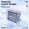 5 Acefast A47 Crystal Series PD 65W Gan3 Wall Charger