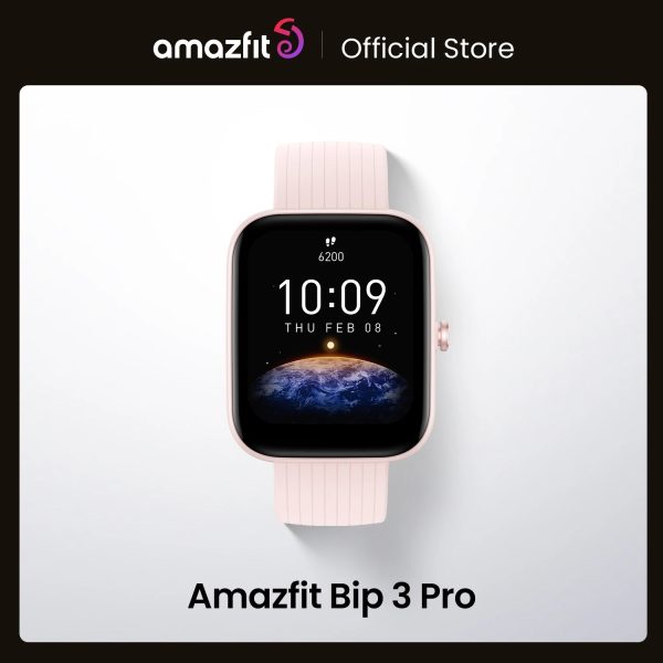 Amazfit Bip 3 Pro Smartwatch - Pink