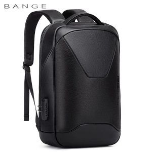 Bange BG-6621 Leather Anti Theft Travel Backpack