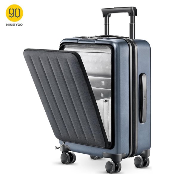 NINETYGO Carry on Luggage with Front Compartment