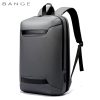 Grey Bange BG-7677 Anti Theft Water Repellent Fabric Backpack
