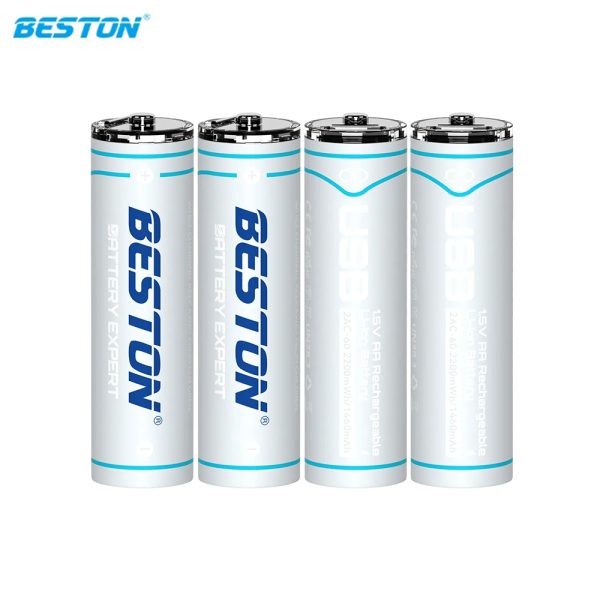 Beston AA USB Rechargeable Lithium Battery (4pc)