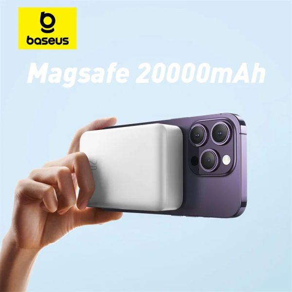 Baseus 20000mAh 20W Magnetic Mini Wireless Fast Charging Power Bank
