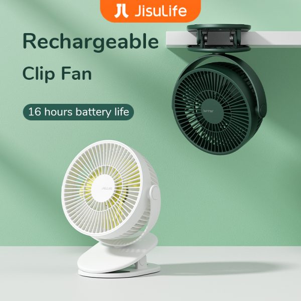 Jisulife Fa29a Mini Portable 3-In-1 Combo Clip-On Fan