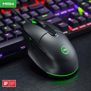 Xiaomi MIIIW 700G RGB Colorful 6 Buttons Wired Gaming Mouse