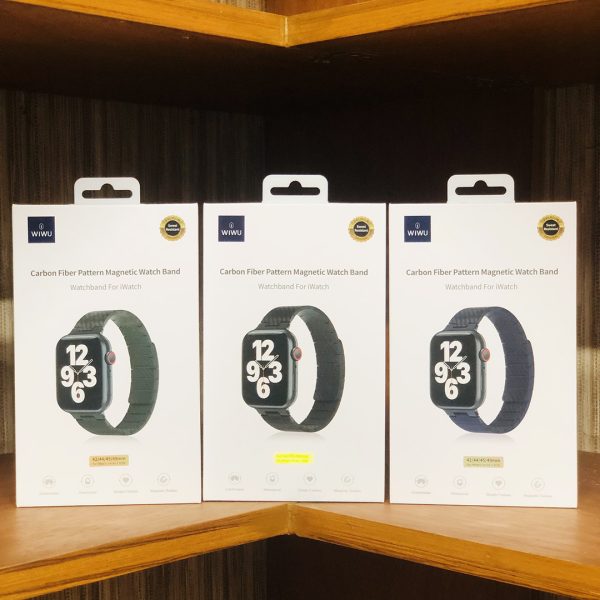 WIWU Carbon Fiber Pattern Magnetic Watchband