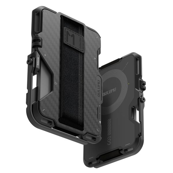 Aulumu G03 Men's Carbon Fiber Metal Card Case