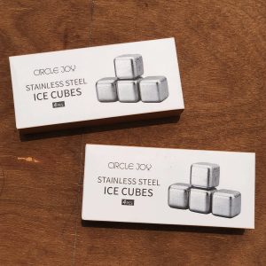 Circle Joy Stainless Steel Ice Cubes (4pc)