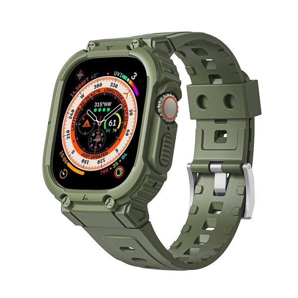 WiWU 2in1 Armor Watch Band Full Protection TPU Watch Band with Case