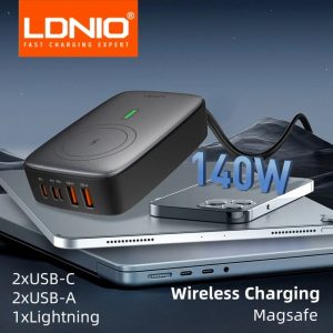 Ldnio Q4010 6in1 Multiport GaN Desktop Charger