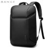 Bange BG-7710 Anti Theft Leather Fabric Backpack