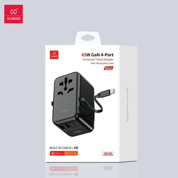 Xundd XDCH-090 65W GaN Universal Travel Adapter