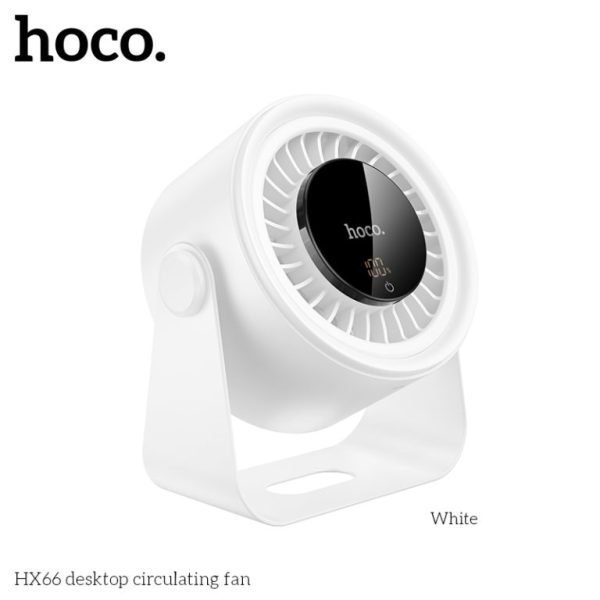 Hoco HX66 Dual Outlet Desktop Circulating Fan