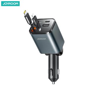 Joyroom JR-CCL05 50W 4-in-1 Retractable Cable Car Charger