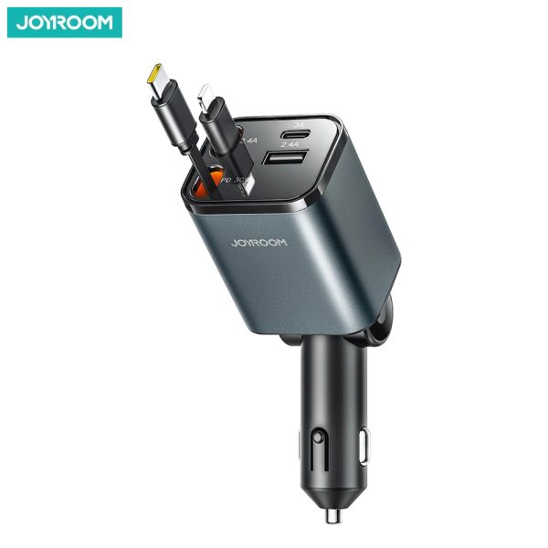 Joyroom JR-CCL05 50W 4-in-1 Retractable Cable Car Charger