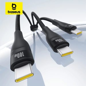 Baseus Flash Series 3 100W One-for-three Fast Charging Cable Type-C to C+C+C