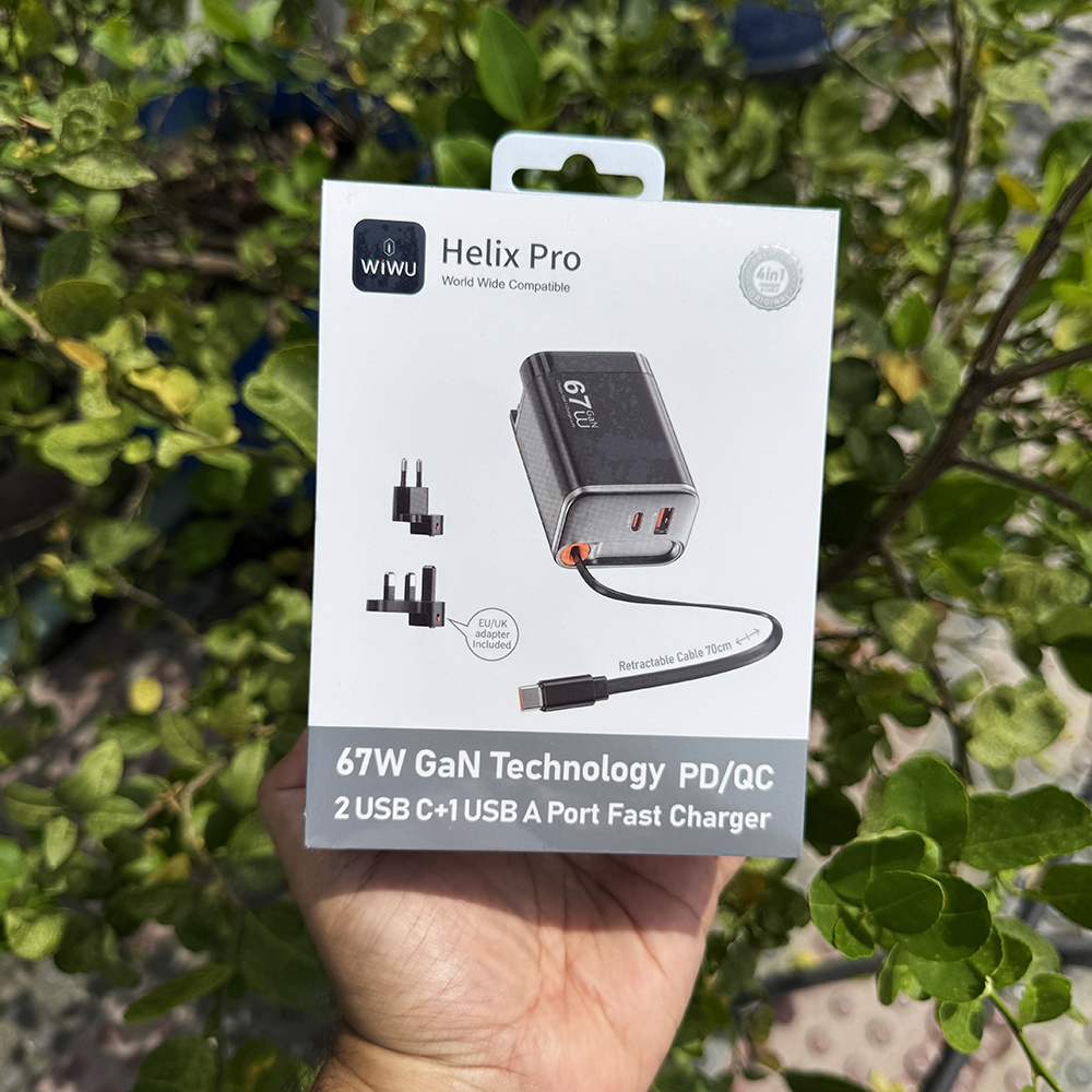 WIWU Helix Pro 67W GaN Fast Charger