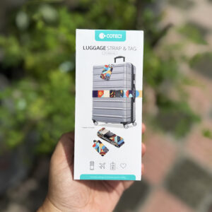 Coteci Luggage Strap and Tag Set for Travel Use
