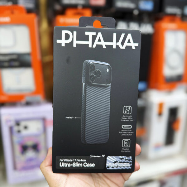 Pitaka Ultra-Slim Case with PitaTap for iPhone 17 Pro Max