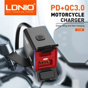 Ldnio C108 60W Motorcycle Fast Charger